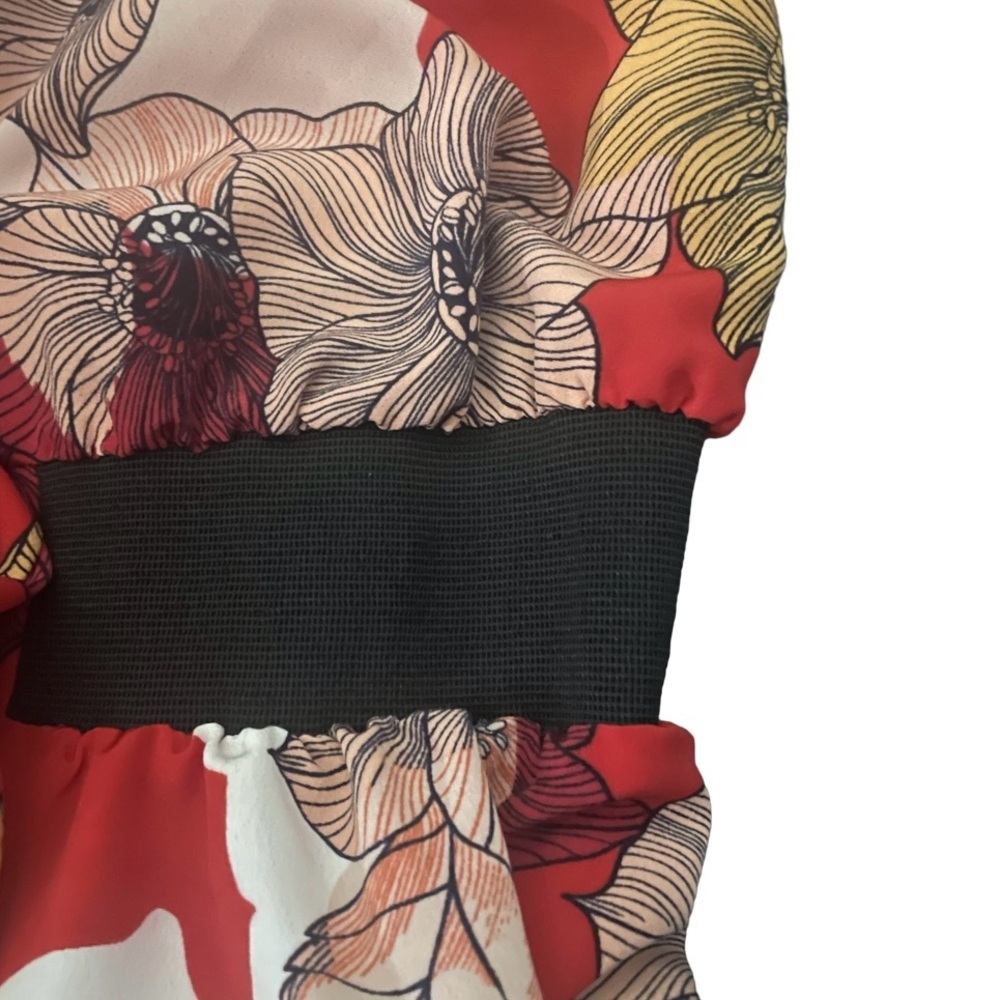 NWOT! Floral Print School Work Cottagecore All Seasons Waist Flattering - Picture 2 of 9